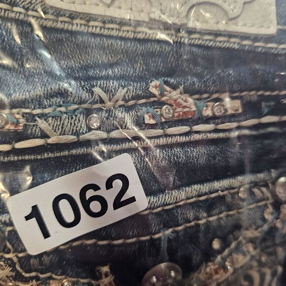 Miss Me Girls Jeans Size 10 Cuffed Skinny KE8808CK NWT - Picture 11 of 11